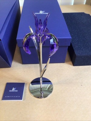 SWAROVSKI CRYSTAL PARADISE FLOWER BLUE VIOLET DAMBOA 848449