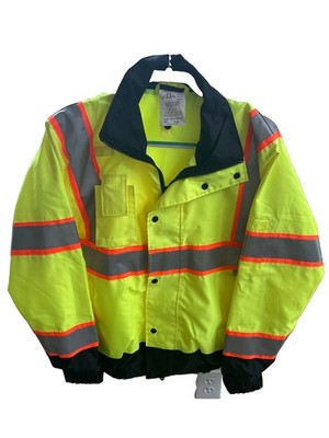 Lakeland Men s Small Hi Vis Jacket ANSI Class 3 Type R, FR Treated Shell
