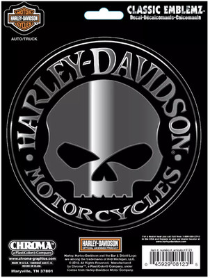 Harley-Davidson Aufkleber Classic Skull  CG8123