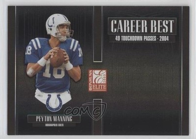 2005 Donruss Elite Career Best Black 26/250 Peyton Manning #CB-36 HOF n1u