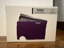 Ridge Wallet Slim RFID Blocking Alaska Twilight,  New