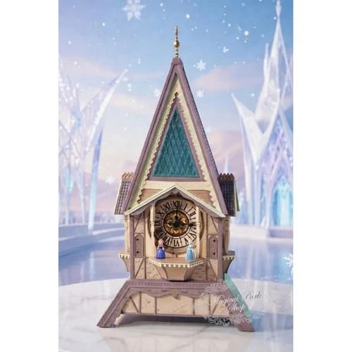 Arendelle Light-Up Anna & Elsa Cuckoo Clock – World of Frozen Disneyland Paris