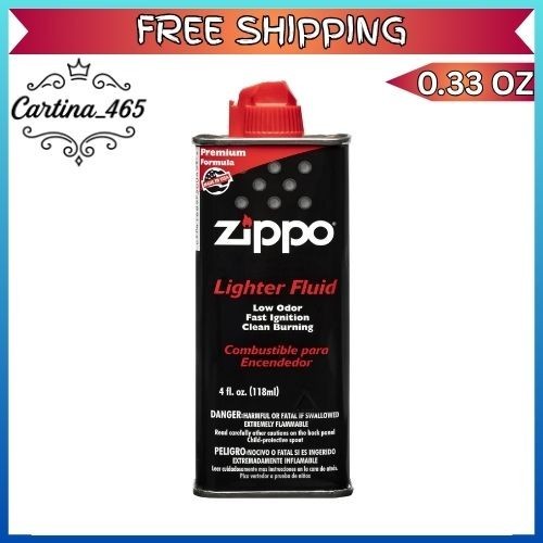 Fluid 4 Oz (118ml) Premium Genuine Fuel Refill For Windproof Light