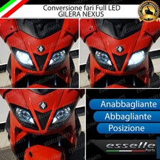 CONVERSIONE FARO LED GILERA NEXUS ANABBAGLIANTE + ABBAGLIANTE + POSIZIONE 6000K