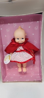 Vtg Rose O'Neill's Original 8'' Kewpie Doll As Little Red Riding Hood New In Box