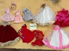 Vintage Barbie Doll Clothing Lot # 3, Multicolor Dresses And Hat
