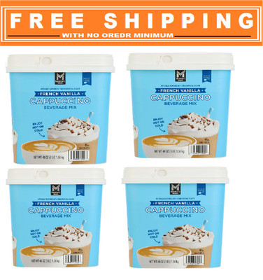 Member's Mark French Vanilla Cappuccino Beverage Mix, 48 oz. 4 packs