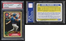 1987 Topps Future Stars Tiffany Rafael Palmeiro #634 PSA 9 MINT Rookie RC