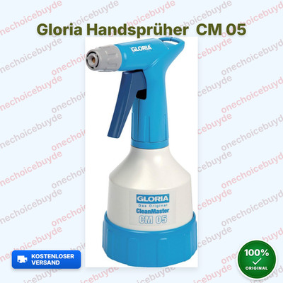 Gloria Handsprüher CleanMaster CM 05  Für Säuren & Laugen pH 2 12 | 0,5 L