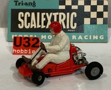 Slot Car Scalextric K/1 Go Kart Rojo 1 Series