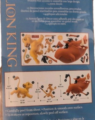RoomMates Disney König der Löwen Giant Wandtattoo