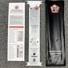 FB Professional Forklift Chain Wear Gauge A-Scale/B-Scale w/Sleeve and Insert