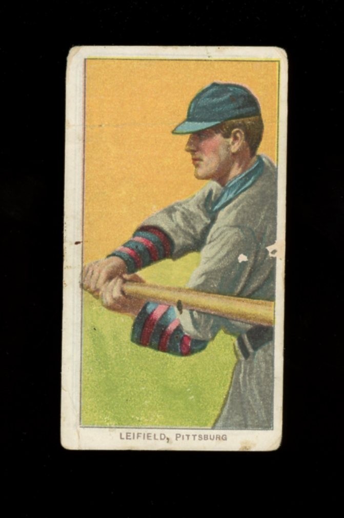 1909-11 T206 Baseball #281 Lefty Leifield (Batting) Polar Bear PR *h3