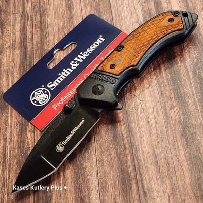Smith & Wesson Liner Lock 4.13'' Closed Tanto Blade Folding Pocket Knife