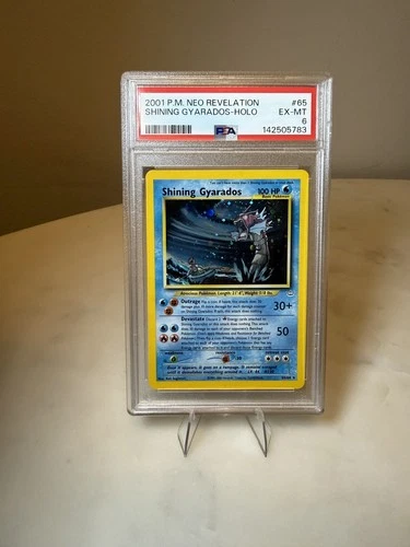 Pokemon Shining Gyarados 2001 Neo Revelation Holo 65/64 PSA 6 (Excellent-Mint)