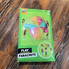 Colorful Play Parachute for Kids High Five 6ft with Handles Chute