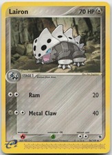 Lairon 36/109 Uncommon Ruby & Sapphire Pokemon LP