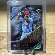 2025 Topps Diamond Icons Albert Pujols Black Polychromatink auto /10 Cardinals