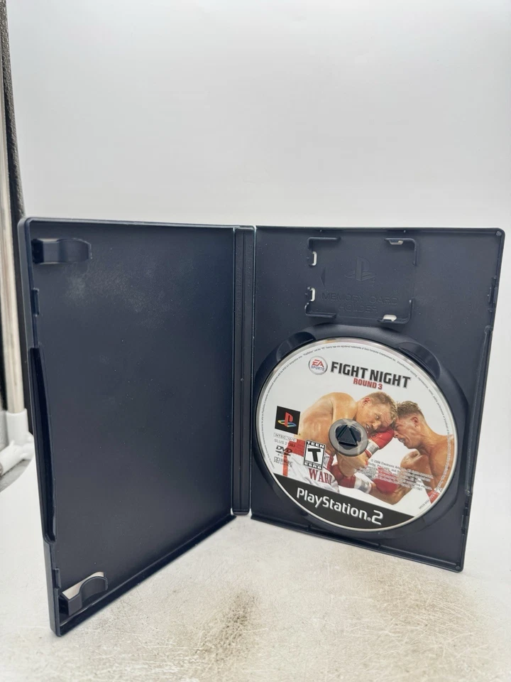 Fight Night Round 3 Sony PlayStation 2 PS2 w/ Case NO Manual Tested & Works - Image 4 of 4