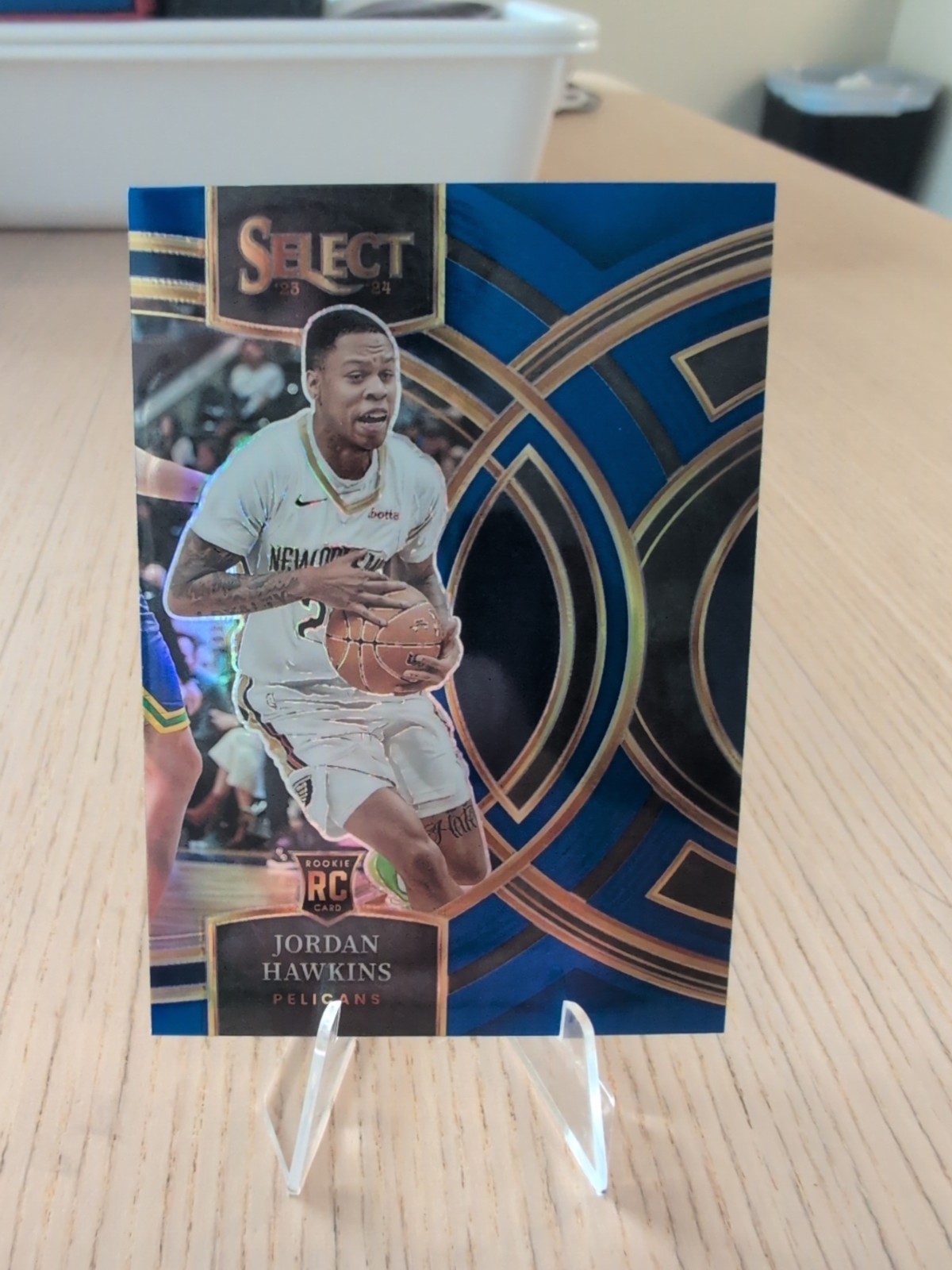 2023-24 Panini Select - Premier Level Jordan Hawkins #124 Blue Prizm (RC)