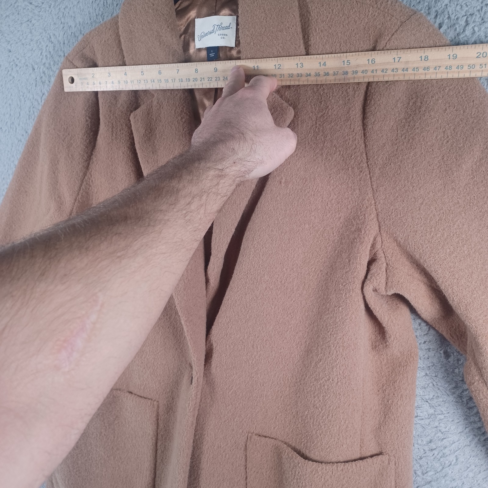 Universal Thread Womens Brown One Button Jacket S… - image 6