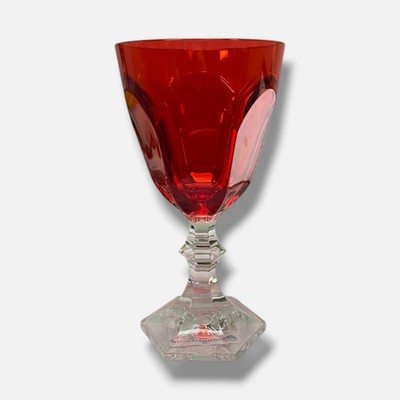 Mario Luca Giusti Red Dolce Vita Water Goblet Set of 3
