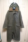 BARBOUR -A160  BURGHLEY WAX COTTON COAT - MADE@ UK -  VINTAGE - SHABBY CHIC - 34