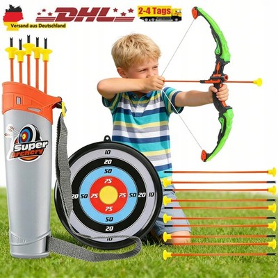 Bogenschießen Set, Pfeil und Bogen Set für Kinder, Bogenschießen Spielzeug Set