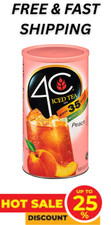 4C Peach Iced Tea Mix, 82.6 oz. Refreshing Taste Free Shipping