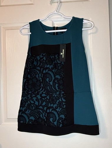 NWT Worthington Women Black 3/4 Sleeve Blouse 3X Plus