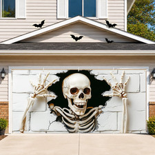 6 X 13 Ft Halloween Garage Door Decorations Halloween Decorations Witch Door Cov