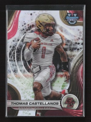 2024 Bowman Best U Thomas Castellanos Refractor Boston College Eagles #78