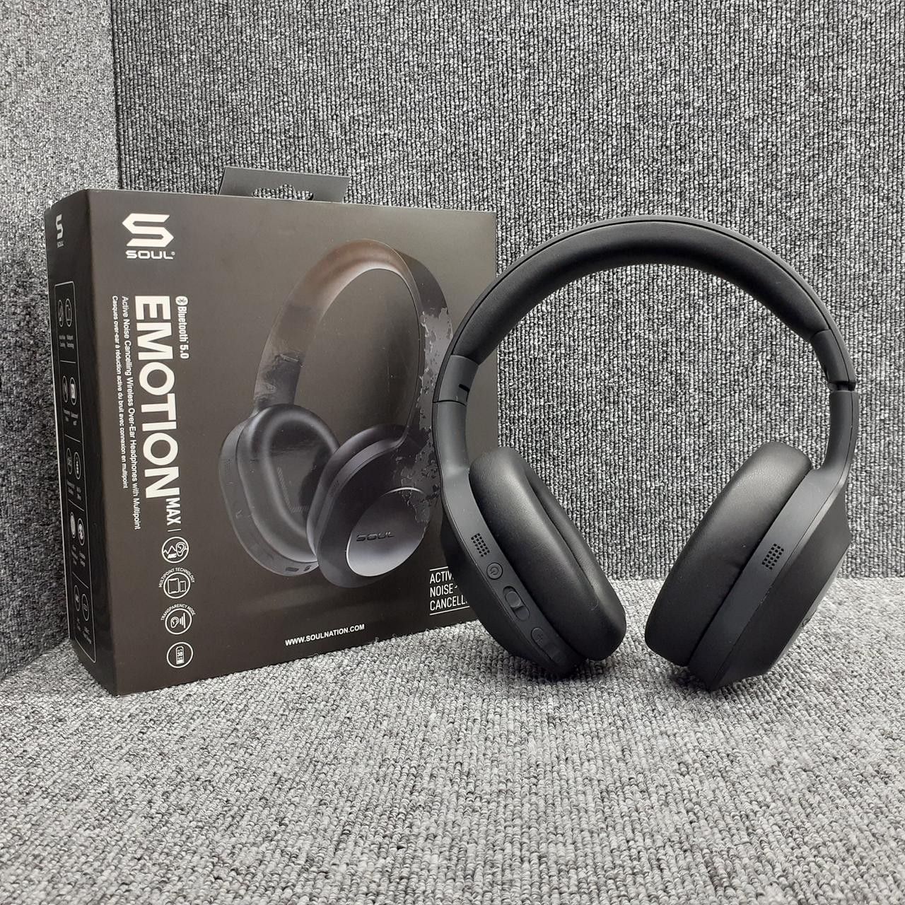 SOUL EMOTION MAX Wireless ANC Bluetooth Headphones Multi-Point Support