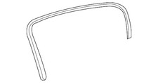 Genuine Buick Lucerne Rear Door Window Inner Weatherstrip Right 2006-2011 Oe Genuine Buick Lucerne Rear Door Window Inner Weatherstrip Right 2006-2011 Oe