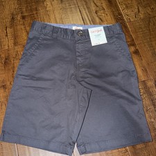 Cat Jack Boys Adjustable Waist Shorts Size 12 NWT charcoal