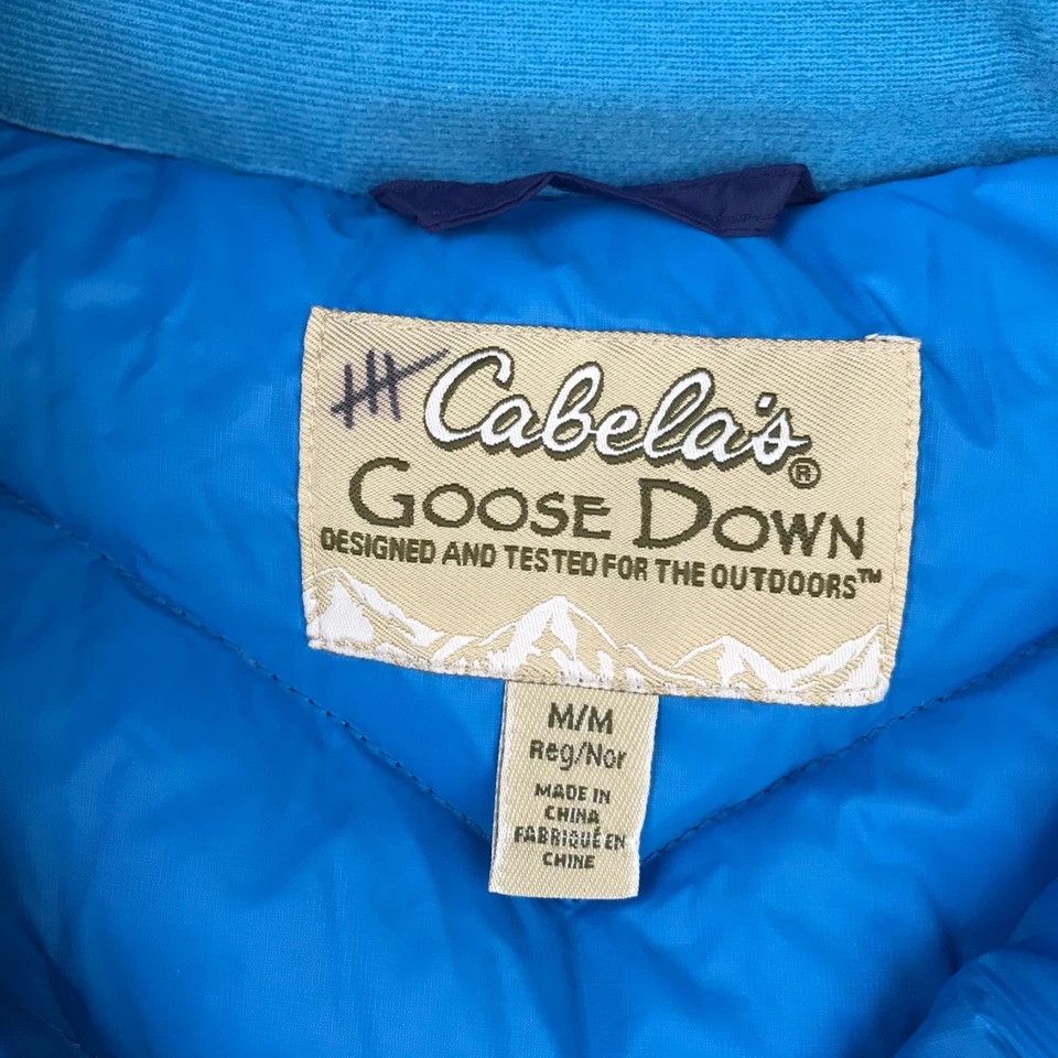 Cabelas Superlite 800 Vest Womens M Reg Blue Goose Down Puffer Jacket NEW NWT - Image 4 of 4