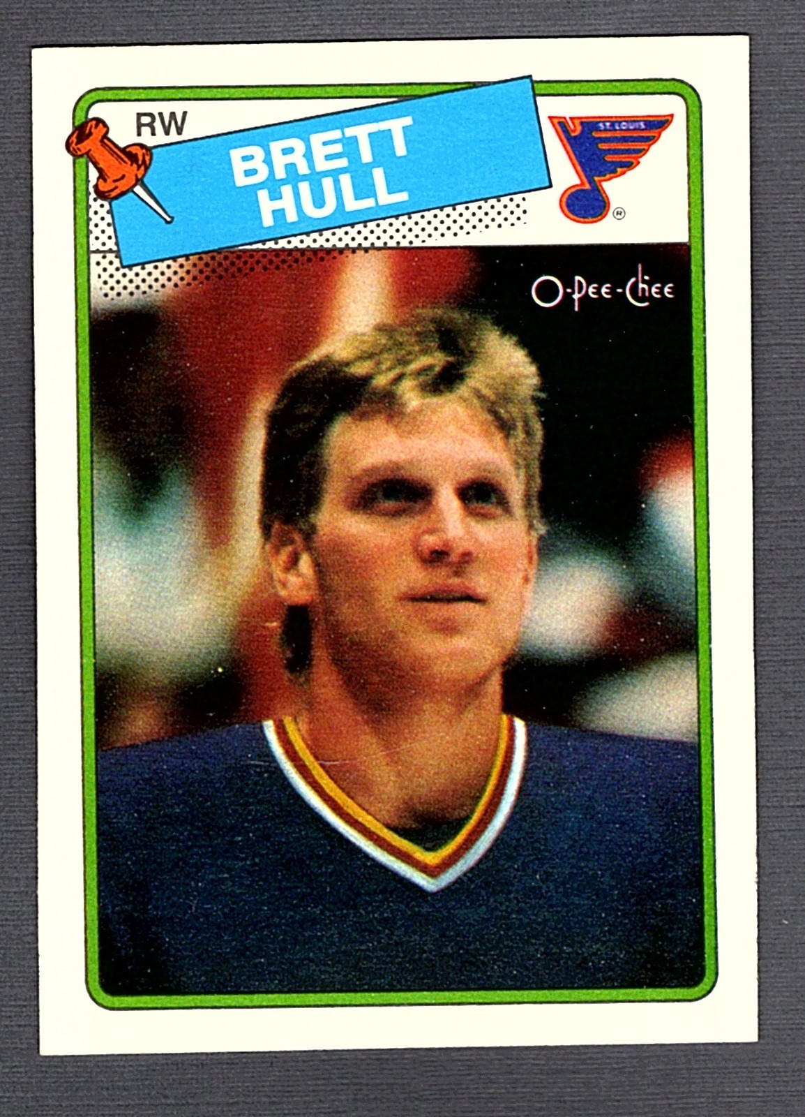 1988-89 O-Pee-Chee OPC RC #66 Brett Hull  Rookie Card  NR-MINT! St. Louis Blues