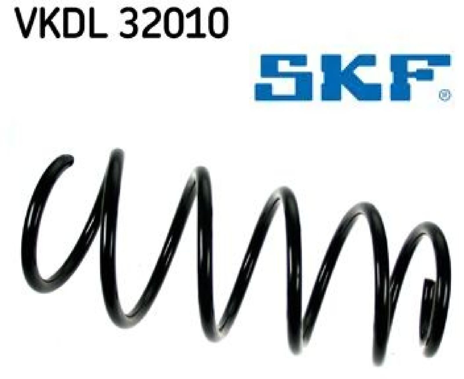 SKF Fahrwerksfeder ohne Hülse VKDL 32010 Position Vorderachse Außendurchmesser 137 mm Höhe 423 mm Länge 156 mm Breite 156 mm - OE-Qualität - Bild 2