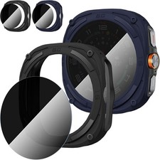 2 2 Pack Privacy Tempered Glass Screen Protector for Samsung Galaxy Watch 47mm