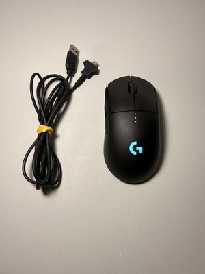 Logitech G Pro Wireless Gaming Mouse Black Tested w/ Dongle