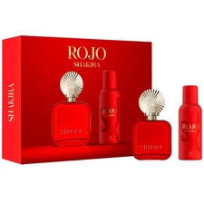 Shakira Ladies Rojo Gift Set Fragrances 8411061058237