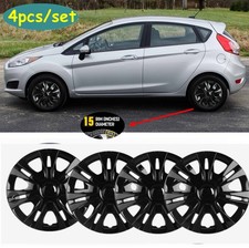 15 Hubcaps Wheel Covers Snap On Hub Caps Fits R15 Steel Wheel For Ford Fiesta