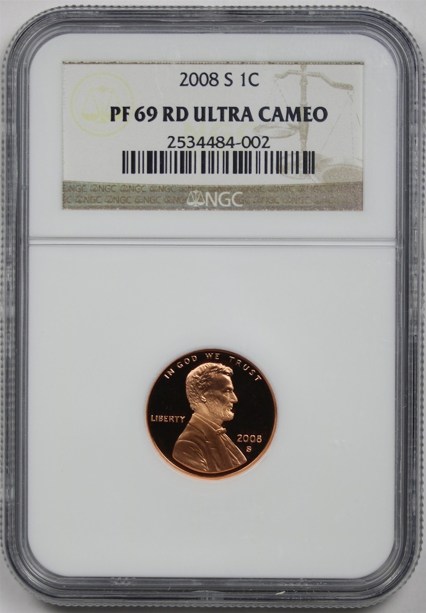 2008-S 1C NGC PF 69 RD Ultra Cameo Lincoln Memorial Penny | eBay