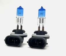 881 H27w 7500k Xenon Fog Light Bulbs 27w Superwhite Blue Glass Kia Hyundai Pair