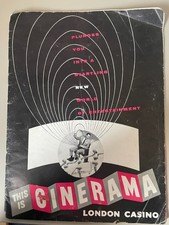 "THIS IS CINERAMA" NEW CINEMA LONDON CASINO PROGRAMME c1950's