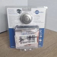 InSinkErator Sink Top Switch STS-00 Dual Outlet With 2 Finishes Chrome & White
