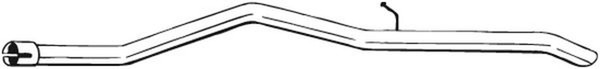 Bosal Abgasrohr 851-157 FüR Ford Transit Tourneo Bus F_E_ F_F_ F_G_ Fae_ Faf_-image