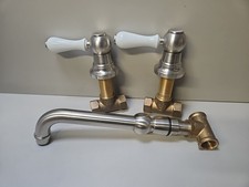 Fired Earth Baltimore Wall Mounted Basin Mixer (Ex-Display) REFS42