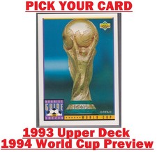 1993 Upper Deck 1994 World Cup Preview - Pick...