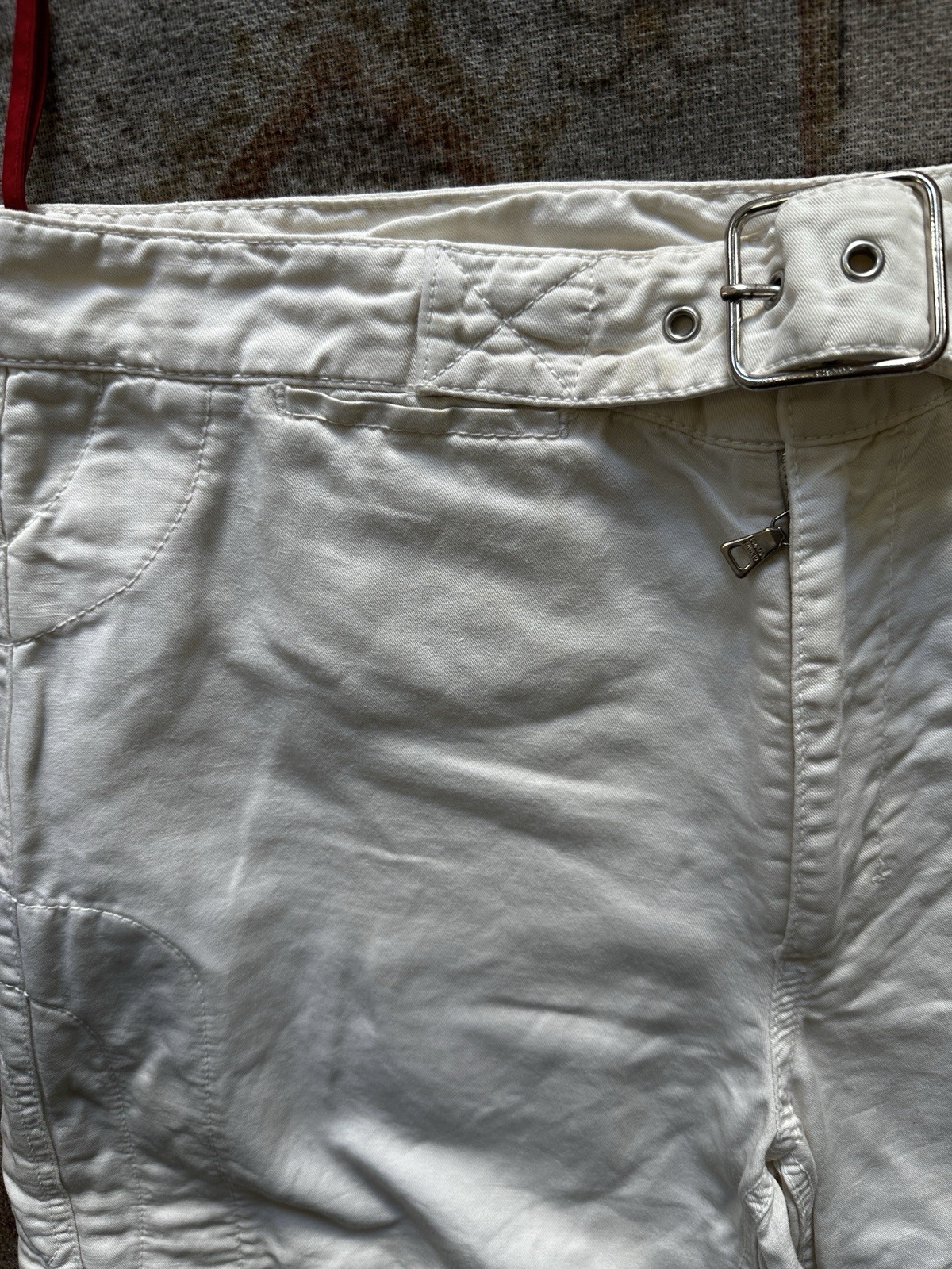 Rare Vintage Prada Biker Pants EU Size 52 - Unique Fashion Find image 2